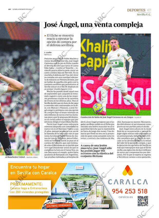 ABC SEVILLA 08-05-2023 página 67