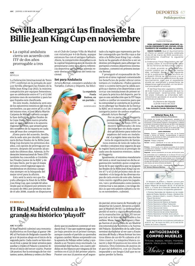 ABC SEVILLA 11-05-2023 página 67