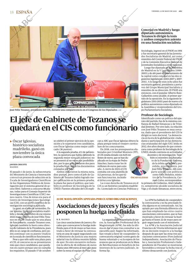 ABC MADRID 12-05-2023 página 18
