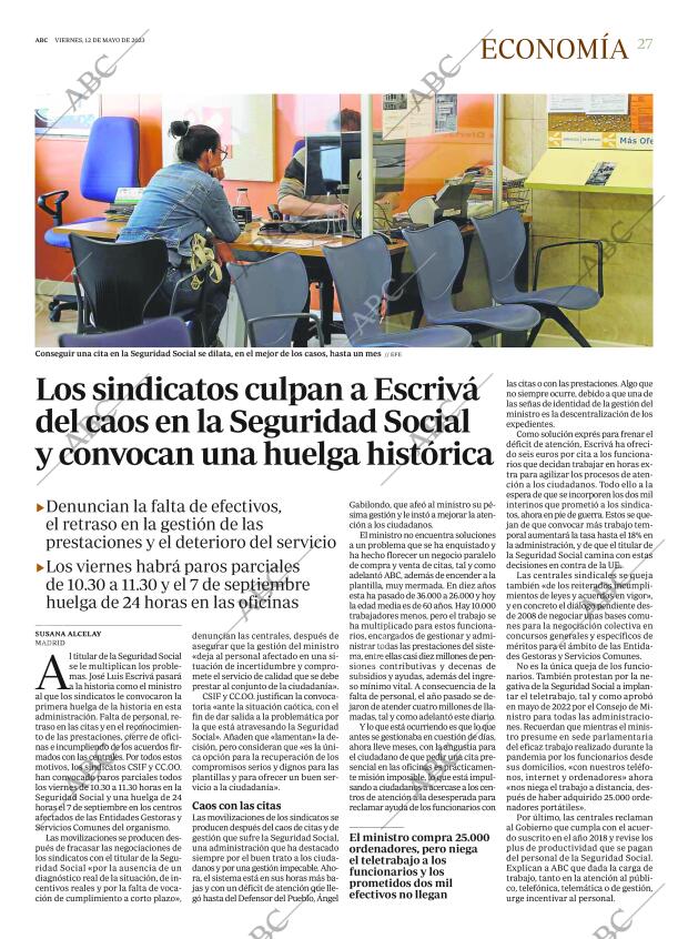 ABC MADRID 12-05-2023 página 27
