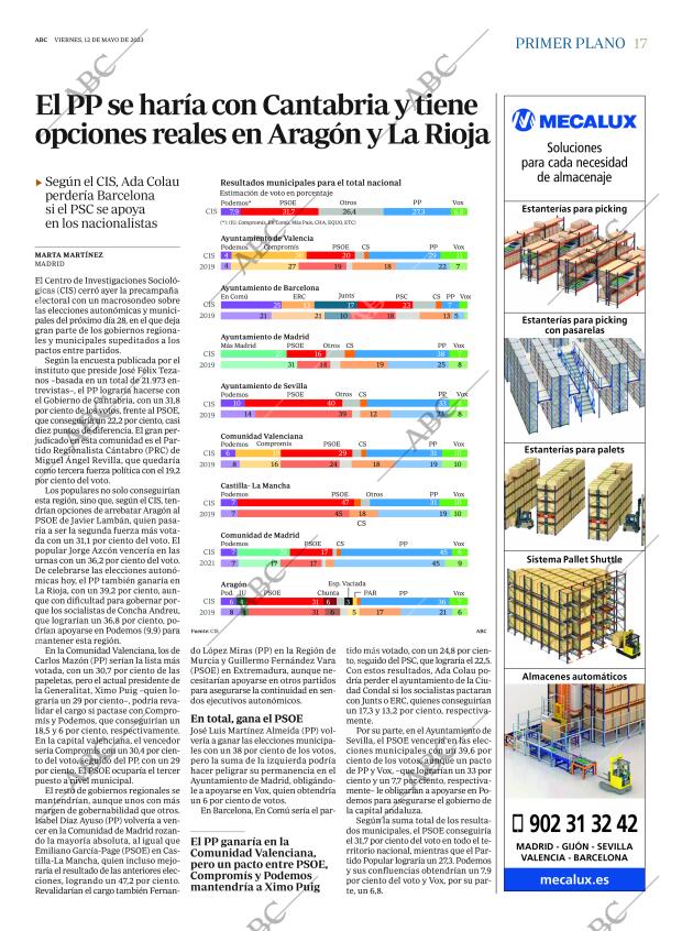 ABC SEVILLA 12-05-2023 página 17