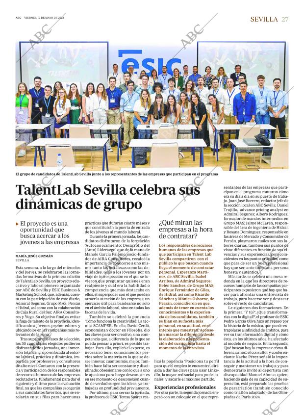 ABC SEVILLA 12-05-2023 página 27