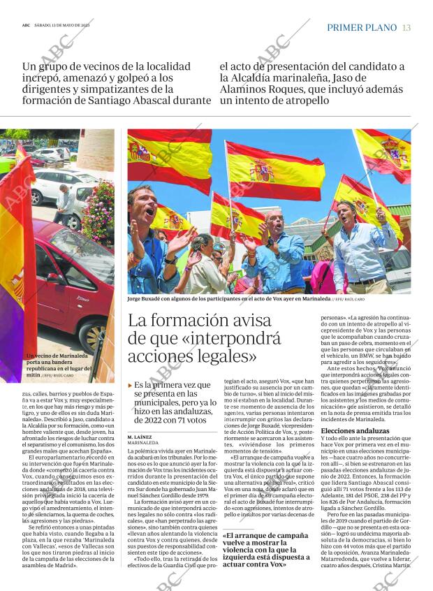 ABC SEVILLA 13-05-2023 página 13