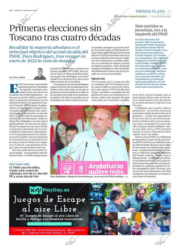 ABC SEVILLA 13-05-2023 página 15