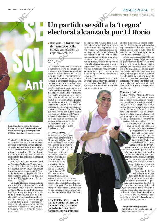 ABC SEVILLA 13-05-2023 página 17