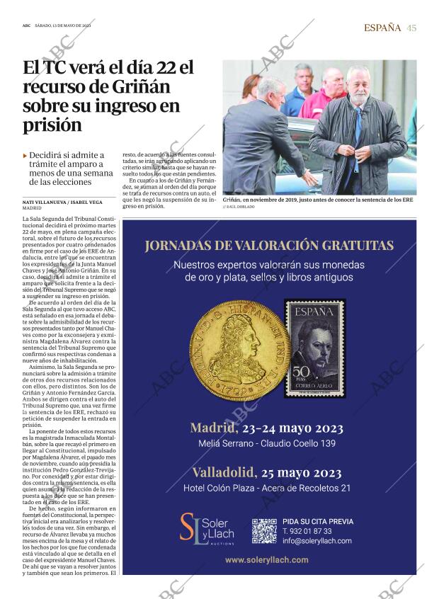 ABC SEVILLA 13-05-2023 página 45