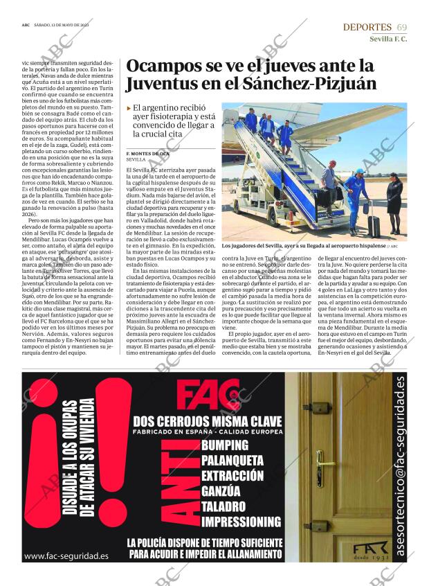 ABC SEVILLA 13-05-2023 página 69