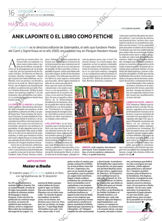 CULTURAL MADRID 13-05-2023 página 16