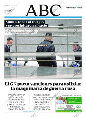 ABC MADRID 20-05-2023 página 1