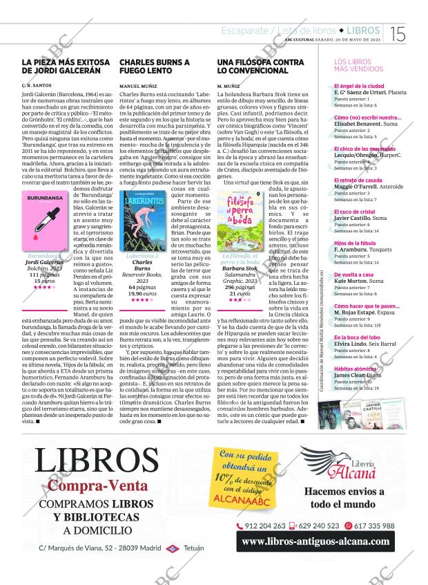 CULTURAL MADRID 20-05-2023 página 15