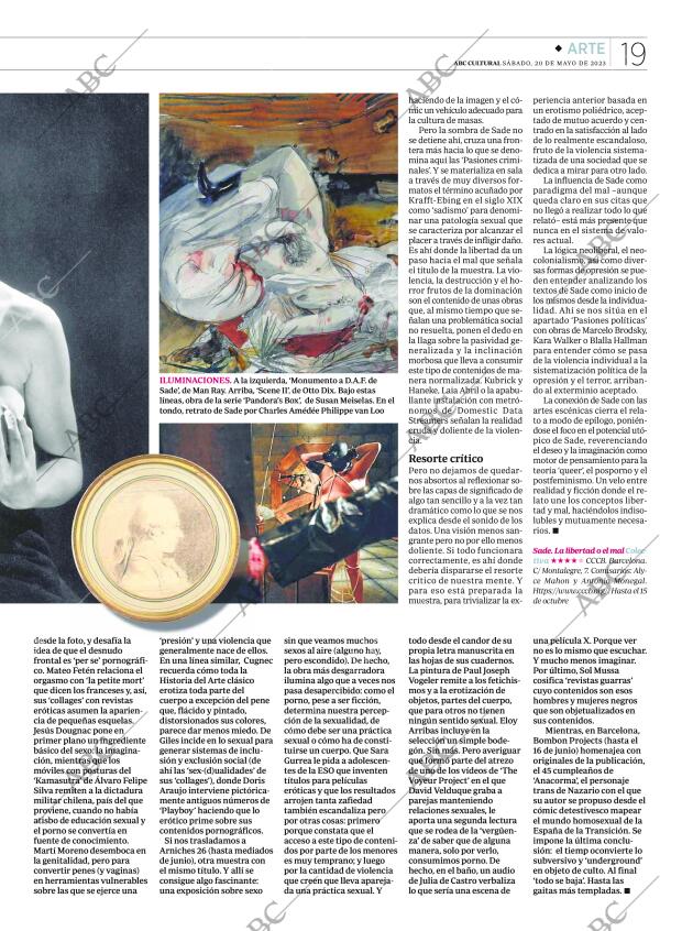 CULTURAL MADRID 20-05-2023 página 19