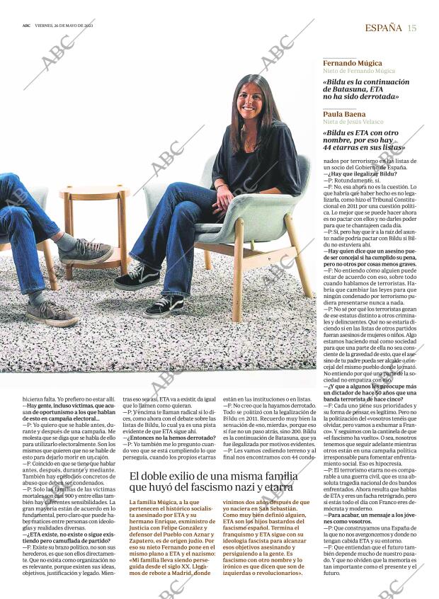 ABC MADRID 26-05-2023 página 15