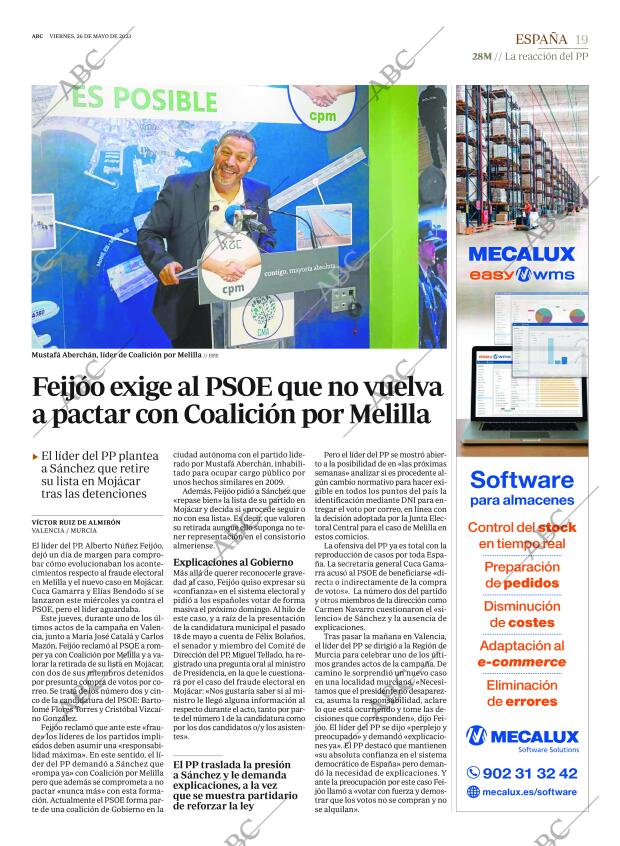 ABC MADRID 26-05-2023 página 19