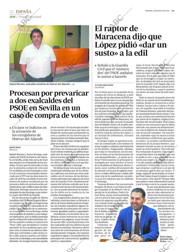 ABC MADRID 26-05-2023 página 22