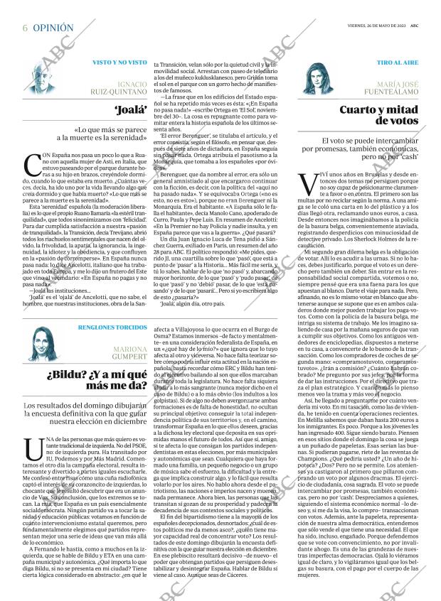 ABC MADRID 26-05-2023 página 6