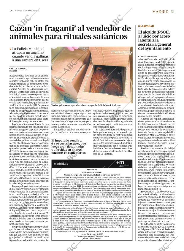 ABC MADRID 26-05-2023 página 61