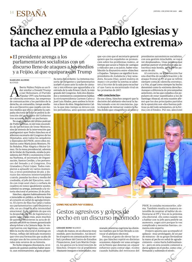 ABC MADRID 01-06-2023 página 14