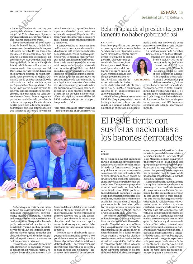 ABC MADRID 01-06-2023 página 15