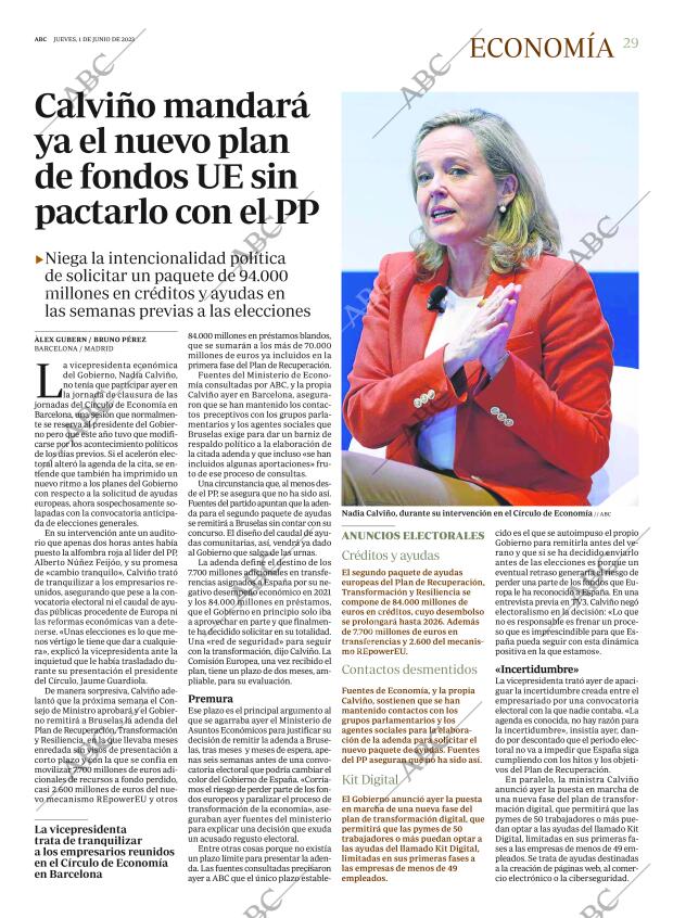 ABC MADRID 01-06-2023 página 29