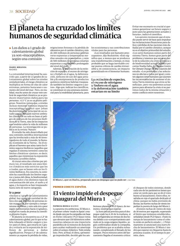 ABC MADRID 01-06-2023 página 38