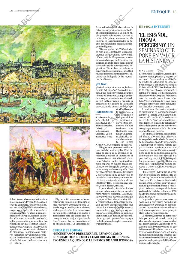 ABC MADRID 13-06-2023 página 13