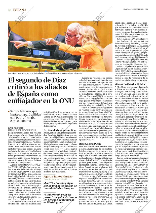 ABC MADRID 13-06-2023 página 18