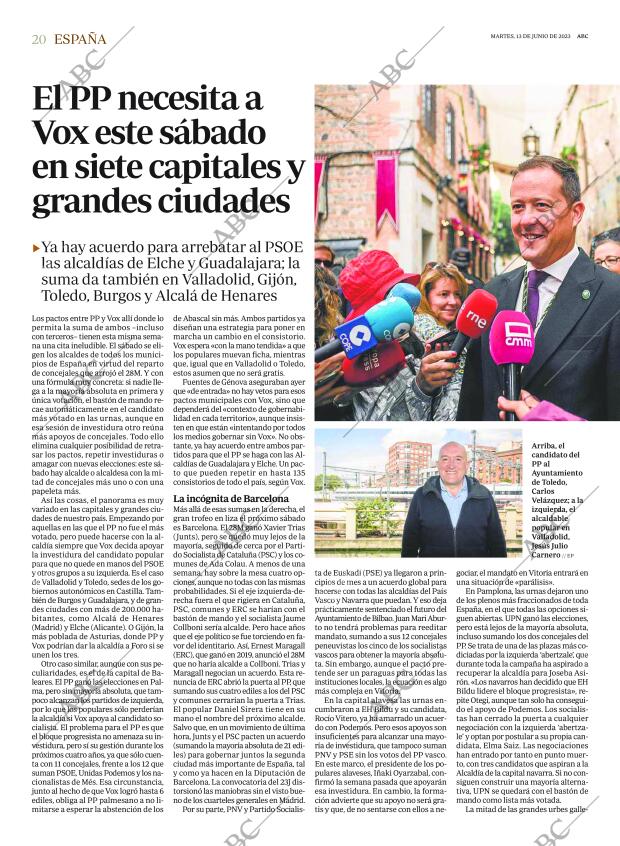 ABC MADRID 13-06-2023 página 20