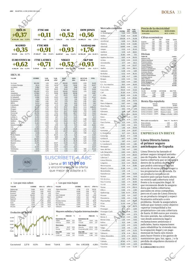 ABC MADRID 13-06-2023 página 33
