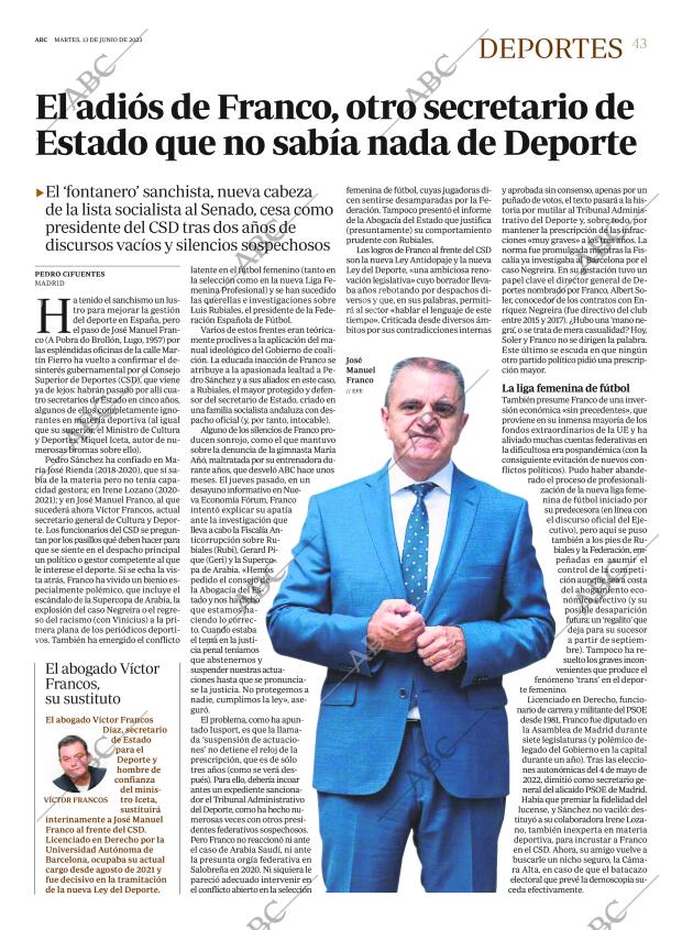 ABC MADRID 13-06-2023 página 43