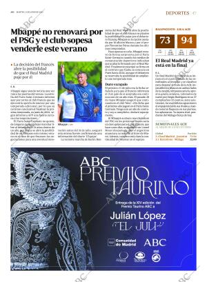ABC MADRID 13-06-2023 página 47