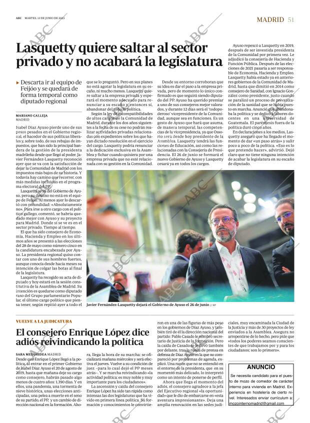 ABC MADRID 13-06-2023 página 51