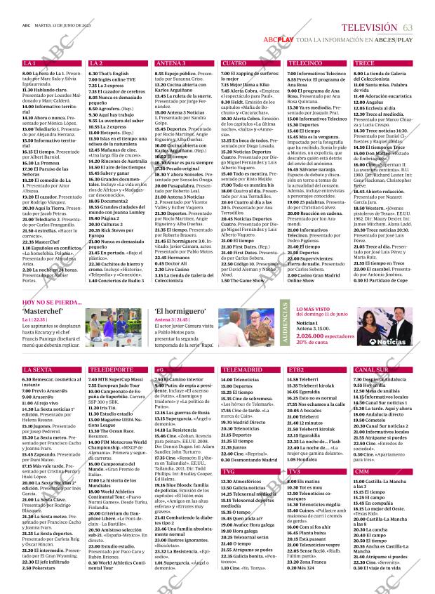 ABC MADRID 13-06-2023 página 63