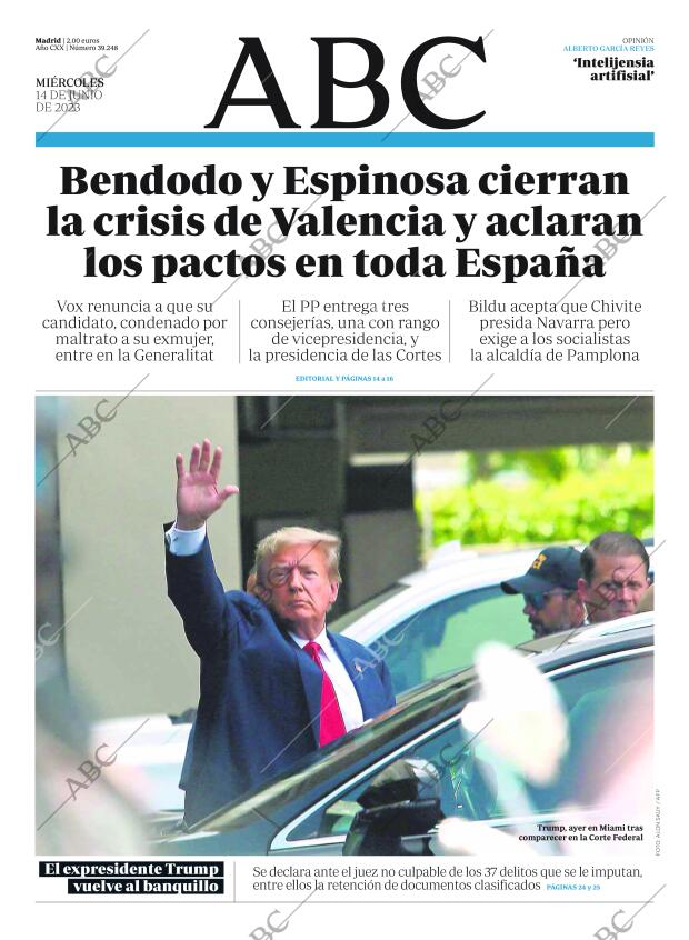 ABC MADRID 14-06-2023 página 1