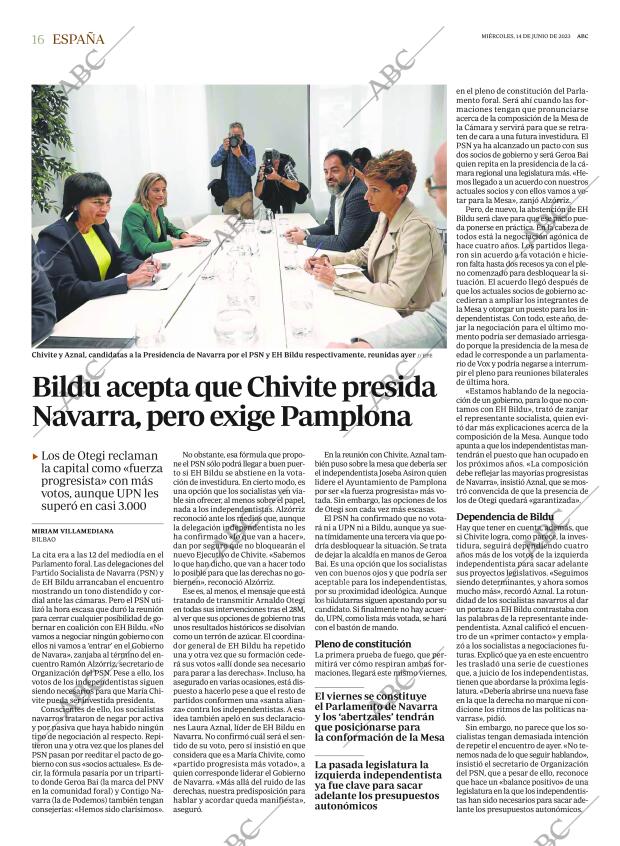 ABC MADRID 14-06-2023 página 16