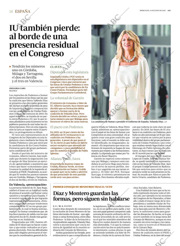 ABC MADRID 14-06-2023 página 18