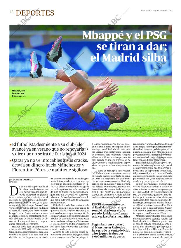 ABC MADRID 14-06-2023 página 42
