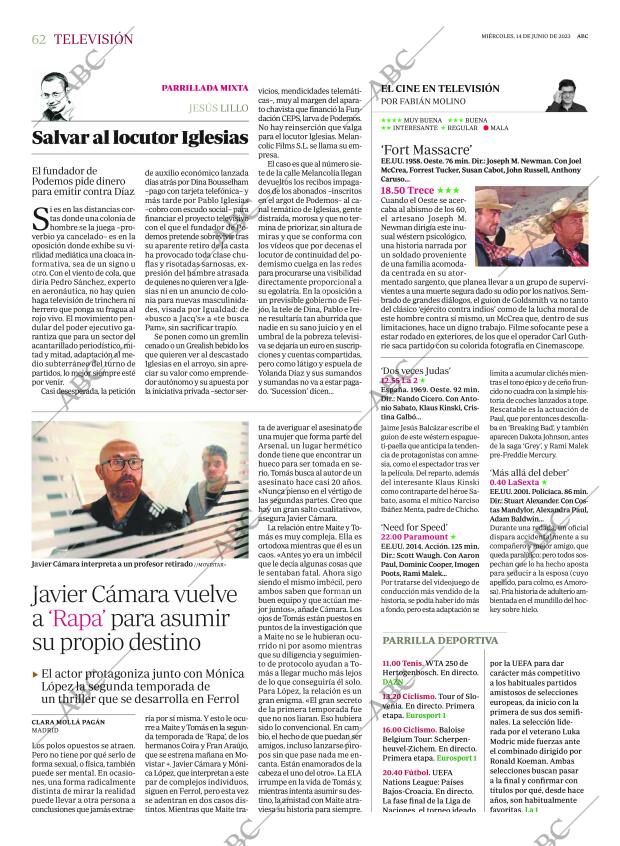 ABC MADRID 14-06-2023 página 62