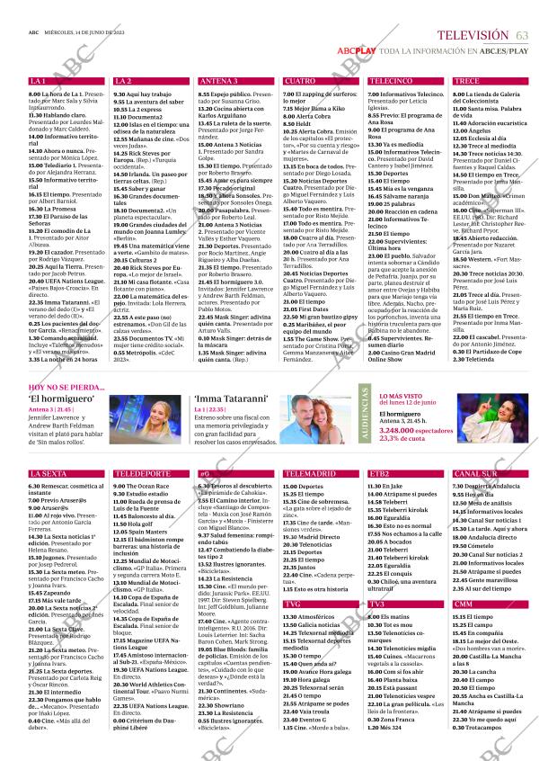 ABC MADRID 14-06-2023 página 63