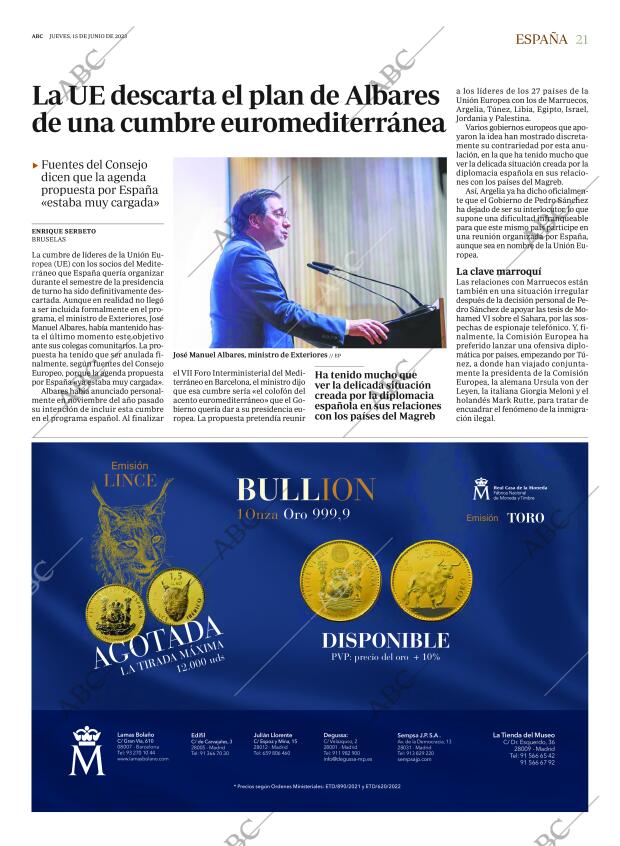 ABC MADRID 15-06-2023 página 21