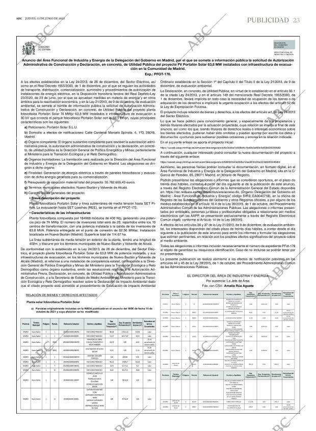 ABC MADRID 15-06-2023 página 23