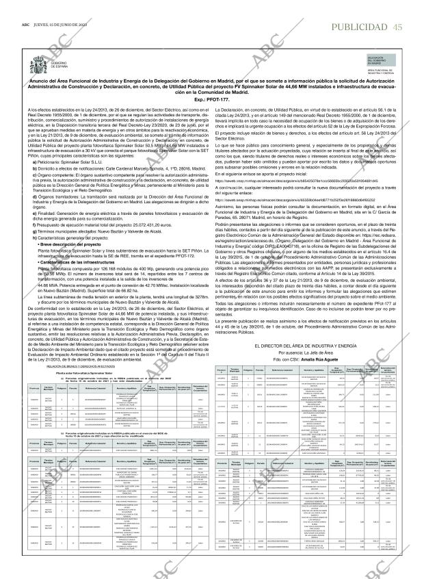 ABC MADRID 15-06-2023 página 45