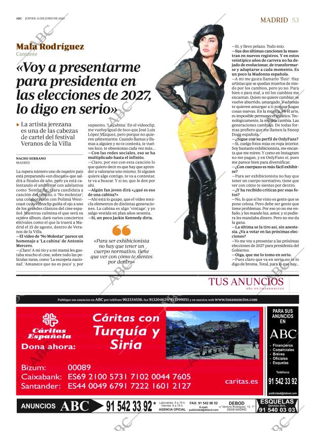 ABC MADRID 15-06-2023 página 53