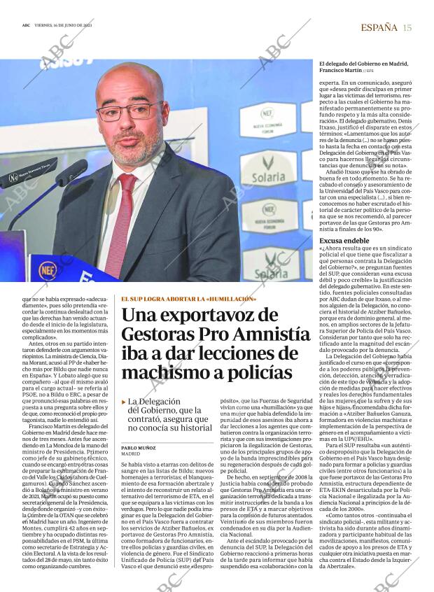 ABC MADRID 16-06-2023 página 15