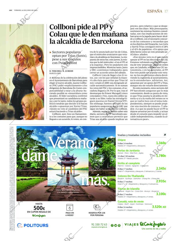 ABC MADRID 16-06-2023 página 17