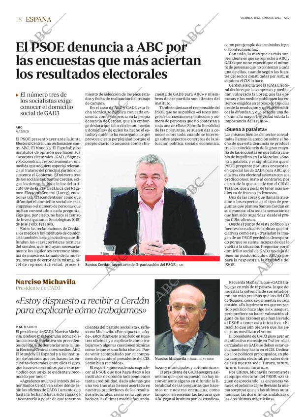 ABC MADRID 16-06-2023 página 18