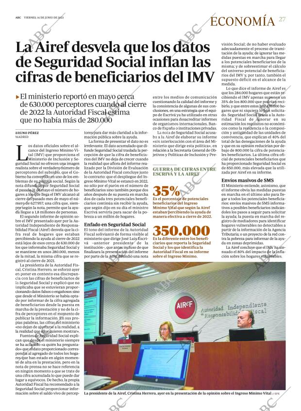 ABC MADRID 16-06-2023 página 27