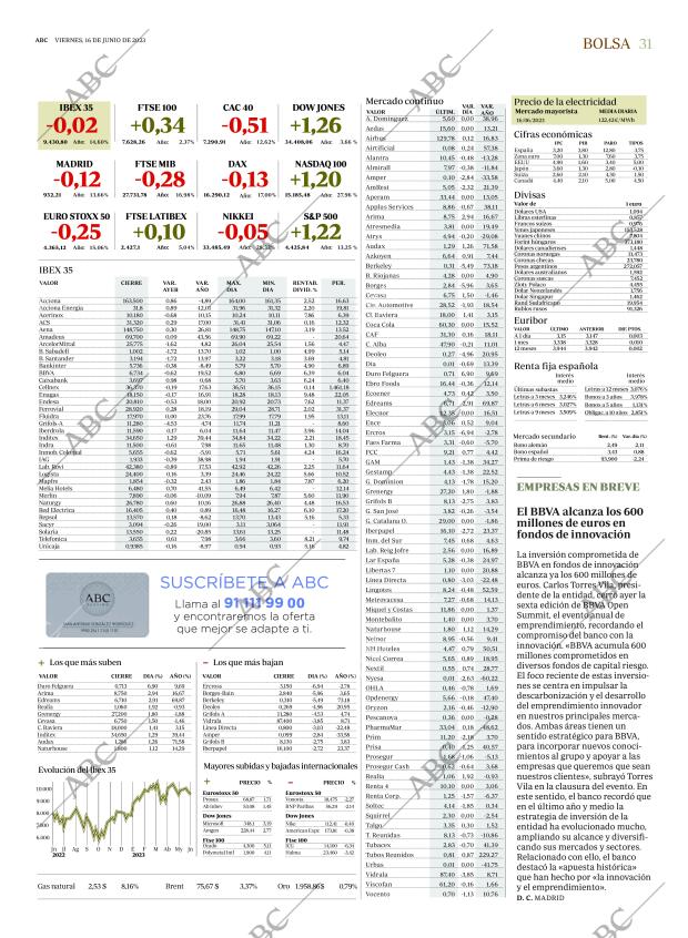 ABC MADRID 16-06-2023 página 31