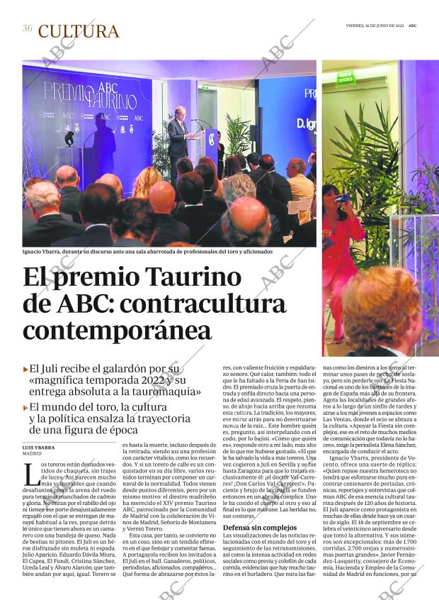 ABC MADRID 16-06-2023 página 36