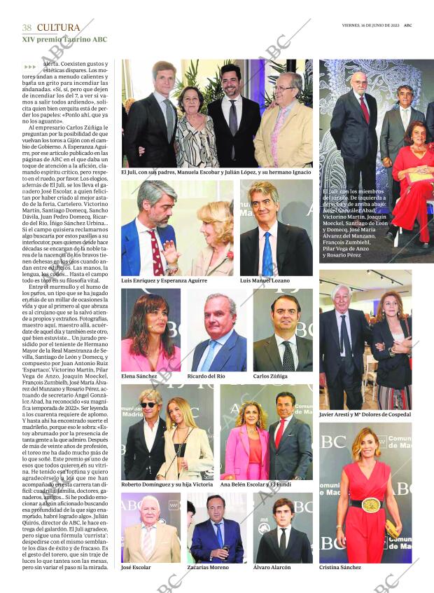ABC MADRID 16-06-2023 página 38