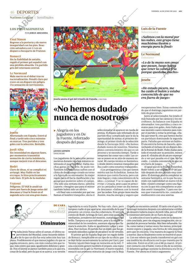 ABC MADRID 16-06-2023 página 46